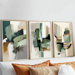 Nordic Minimalist Abstract Paint Style Wall Print