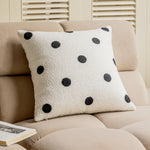 Modern Embroidered Plush Pillow Cover