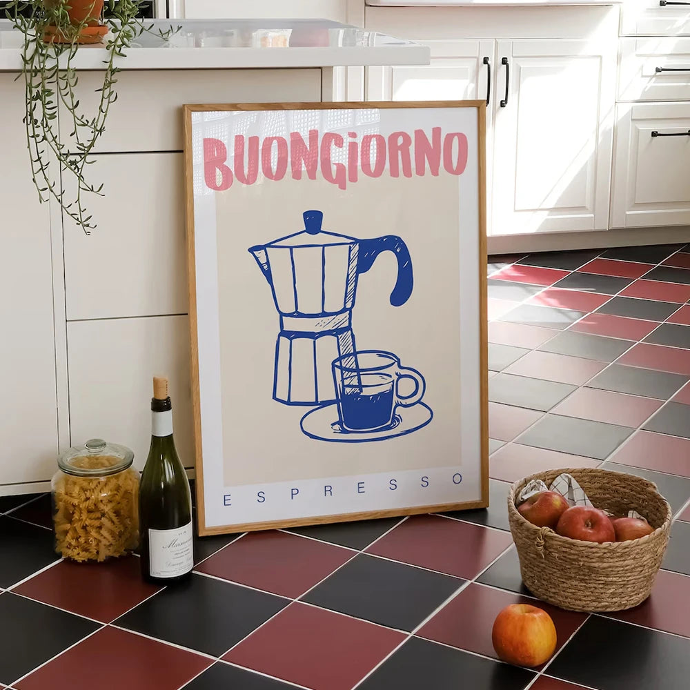 Espresso Coffee Wall Print