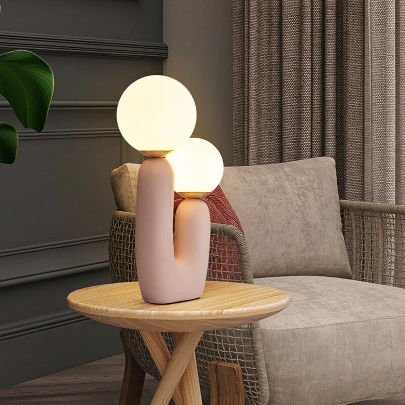 Nordic Modern Resin Table Lamp