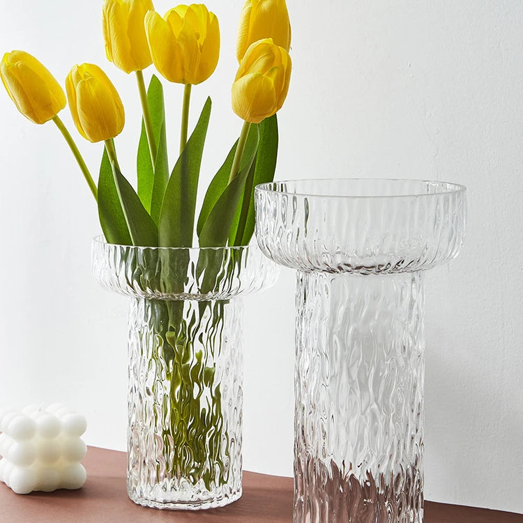 Transparent Glass Vase