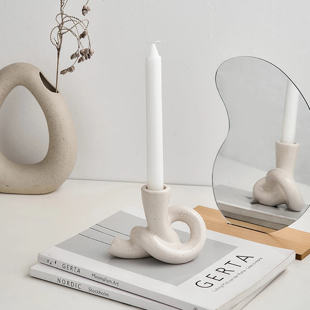 Xenos Ceramic Candle Holder