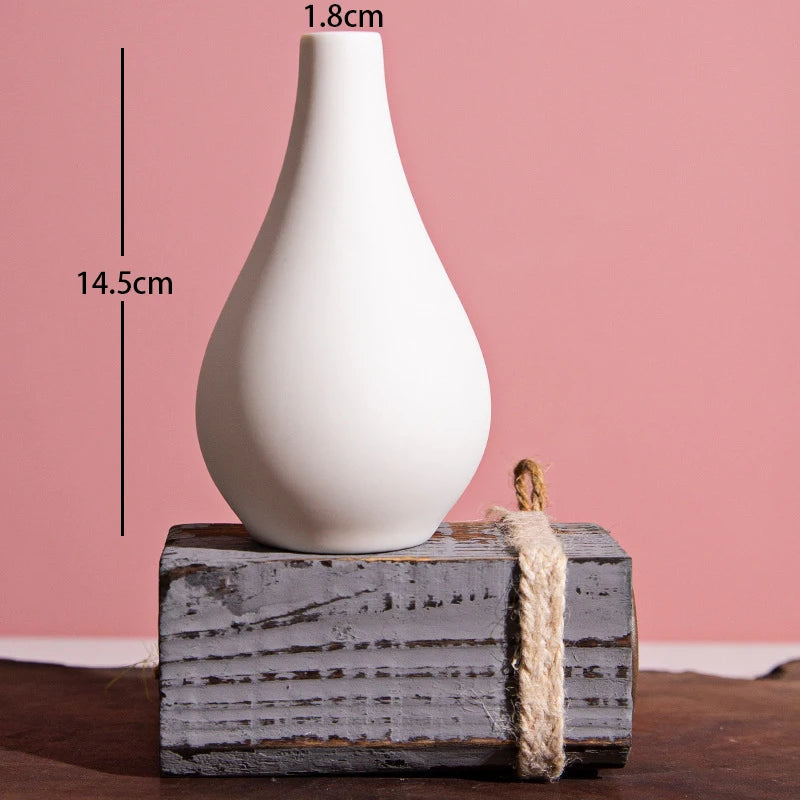 Solid Ceramic Modern Flower Vase