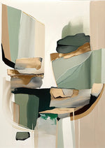 Nordic Minimalist Abstract Paint Style Wall Print
