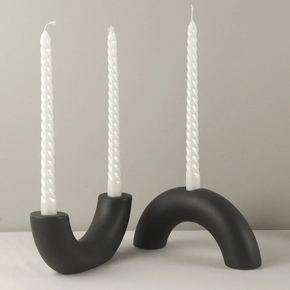 Ceramic Arch Candle Holder