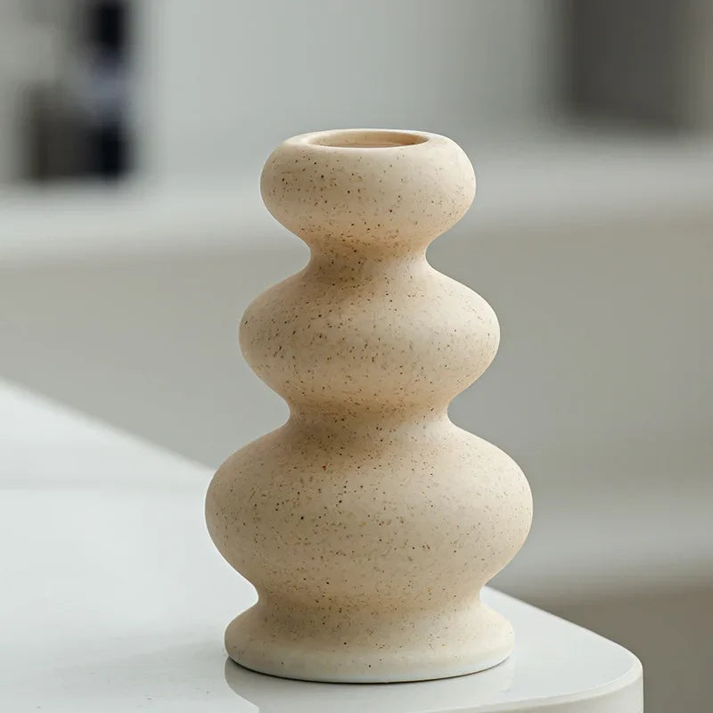 Modern Ceramic Resin Candle Holder