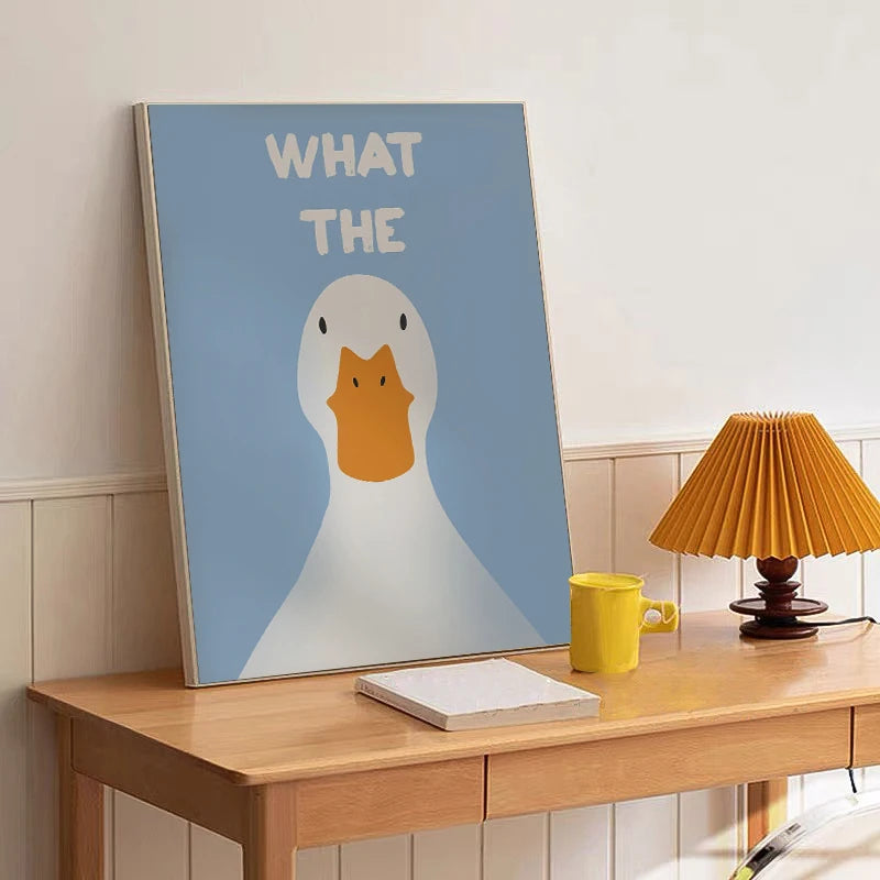 What the Duck Wall Print