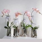 Silver Electroplated Bag Vase Light