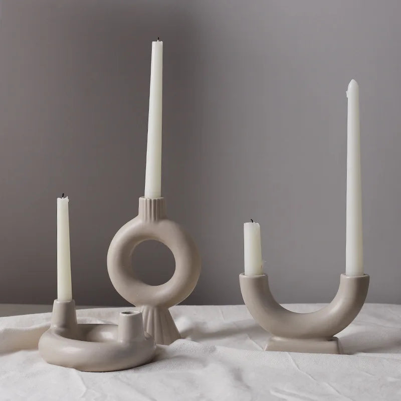 Nordic Curvy Candle Holder