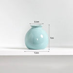 Ceramic White Mini Flower Vase