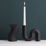 Euro Modern Style Ceramic Candle Holder