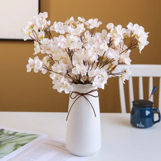 4Pcs Artificial Cherry Blossoms Flowers