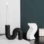 Euro Modern Style Ceramic Candle Holder