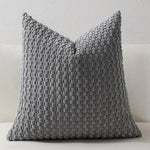 Cozy Woven Textured Pillow Cover
