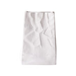 Nordic Crinkled Paper Bag Ceramic Vase