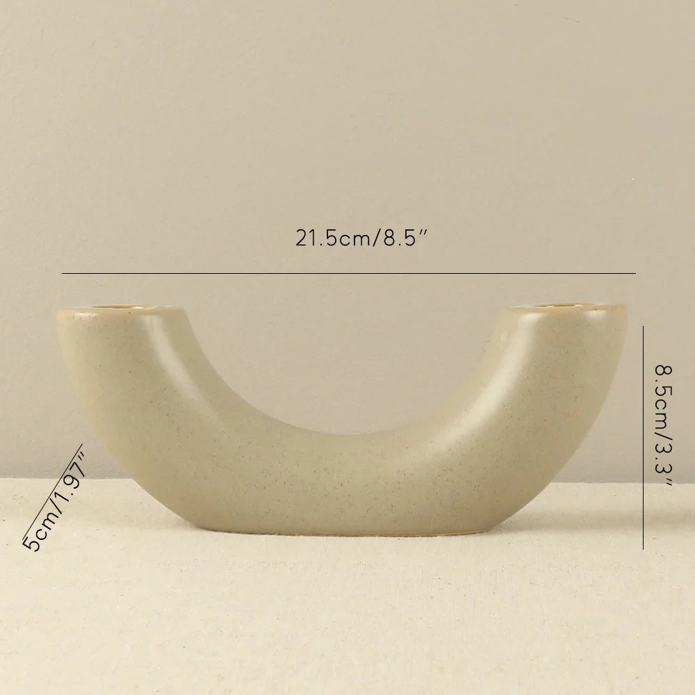 Ceramic Arch Candle Holder