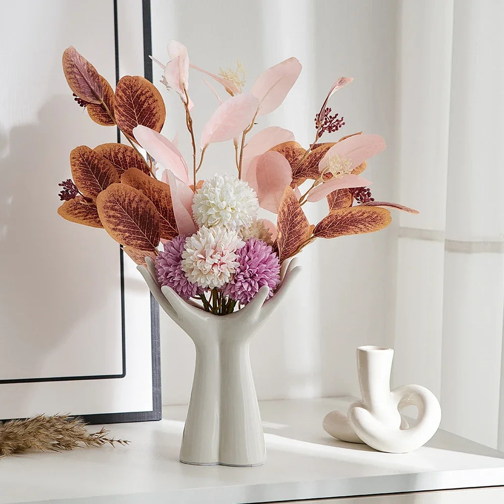 Modern Two Hand Flower Vase