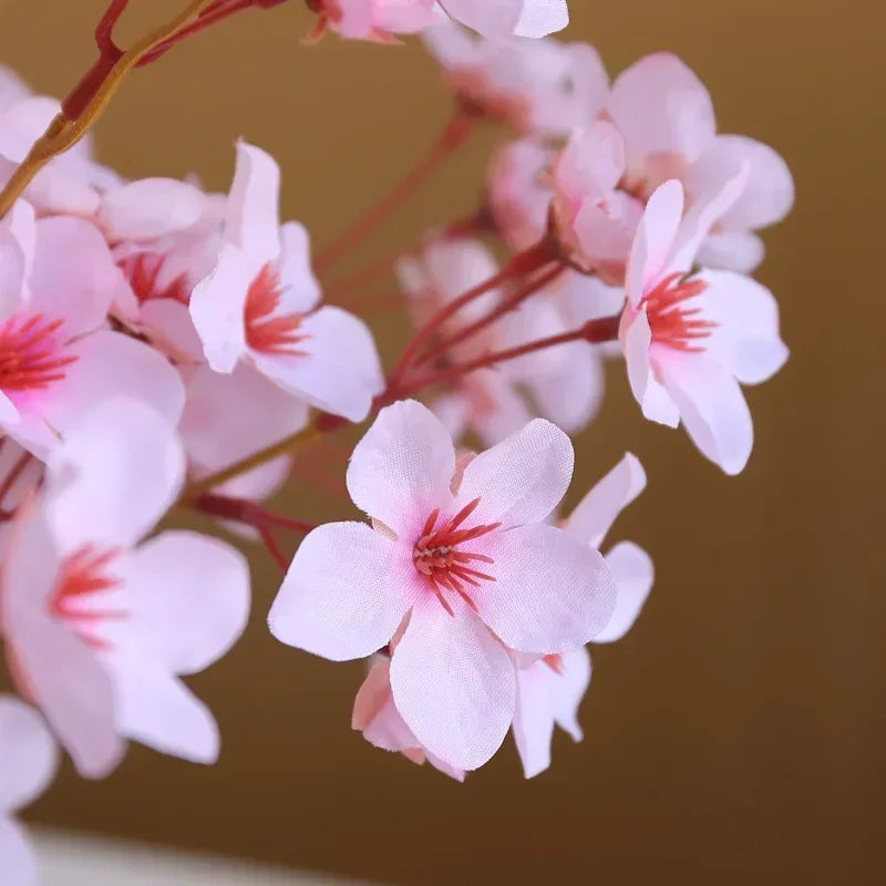 4Pcs Artificial Cherry Blossoms Flowers