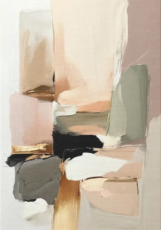 Nordic Minimalist Abstract Paint Style Wall Print