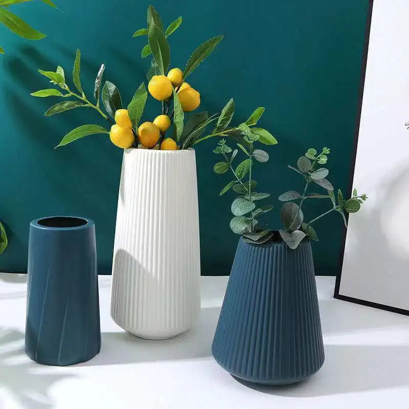 Modern Morandi Plastic Vase