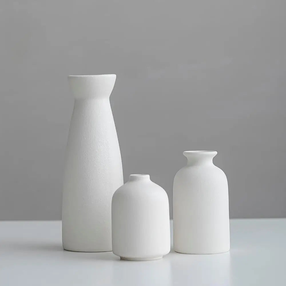 3 Set Ceramic Nordic Vases