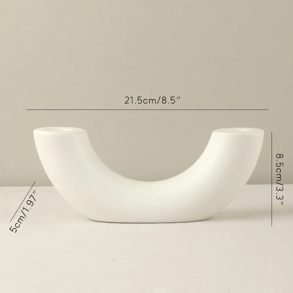 Ceramic Arch Candle Holder
