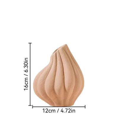 Nordic Mush Form Ceramic Flower Vases