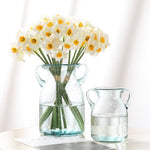 6Pcs bunch White Artificial Narcissus Flower Bouquet