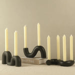 Wavy Ceramic Candle Holder