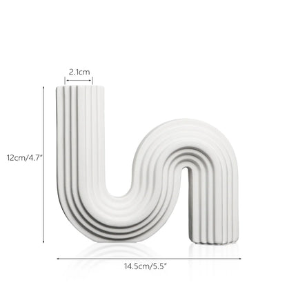 Euro Modern Style Ceramic Candle Holder