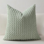 Cozy Woven Textured Pillow Cover
