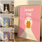 What the Duck Wall Print