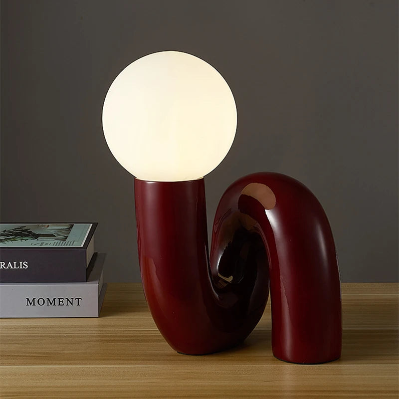 Nordic Modern Curvy Table Lamp