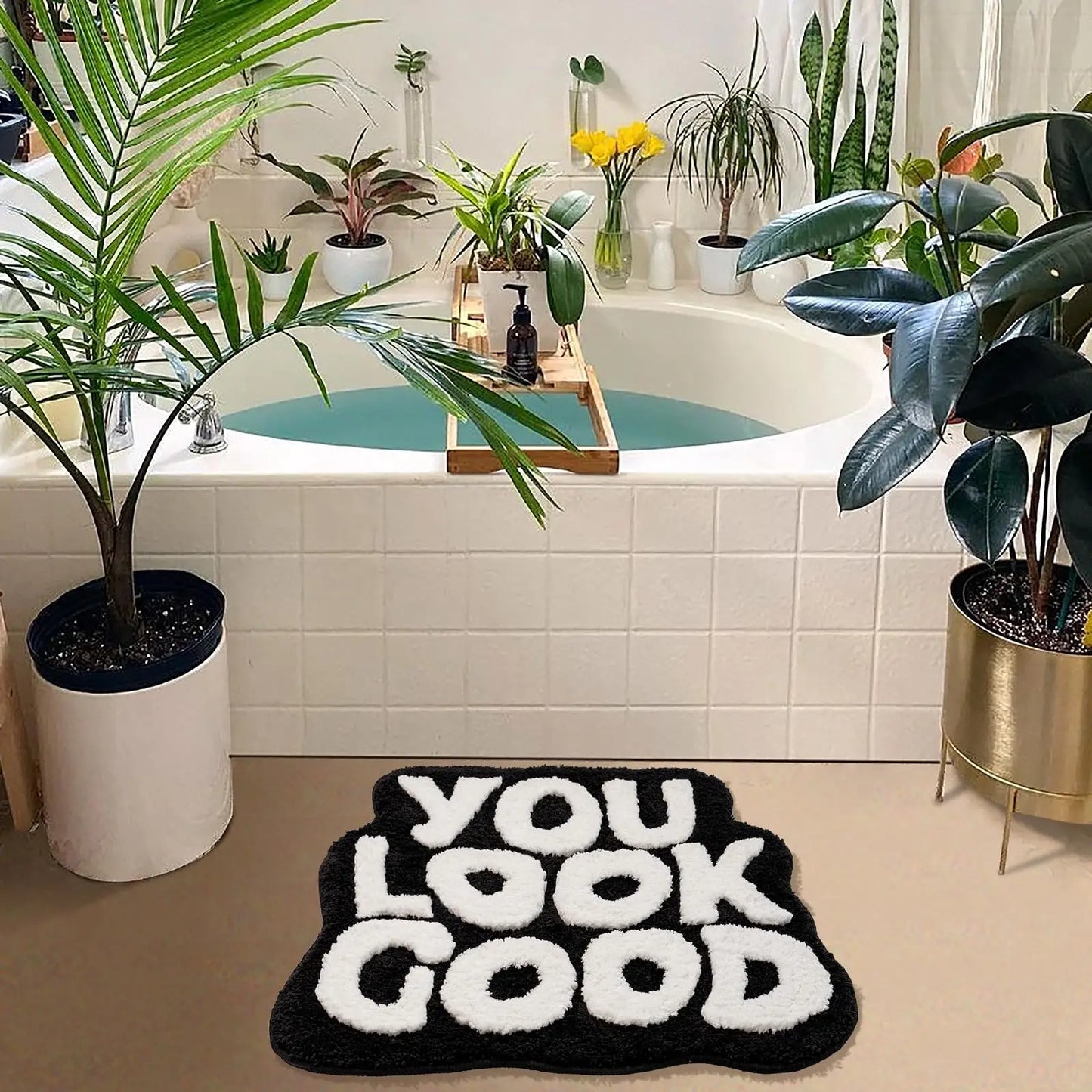 You Look Good Bath Mat