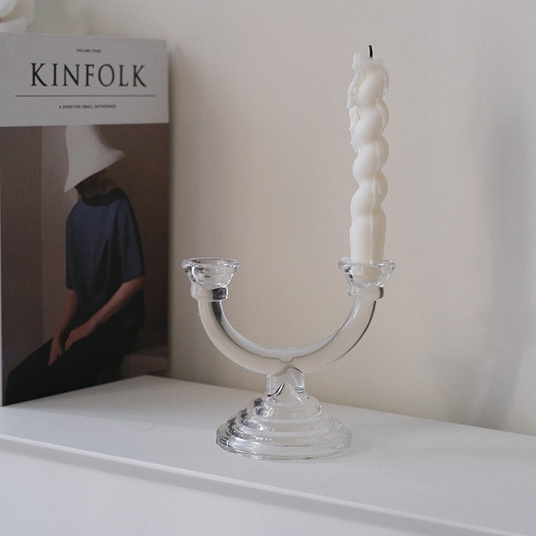 Nordic Glass Candle Holder