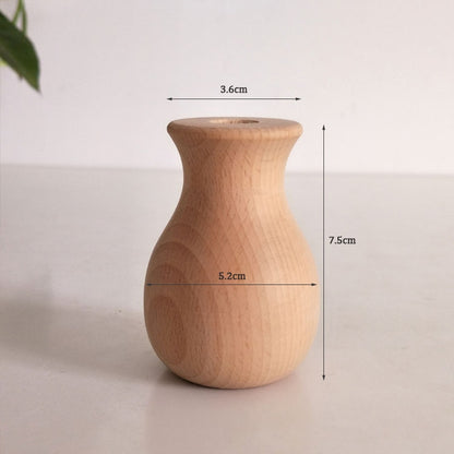Nordic Minimalistic Wooden Vase